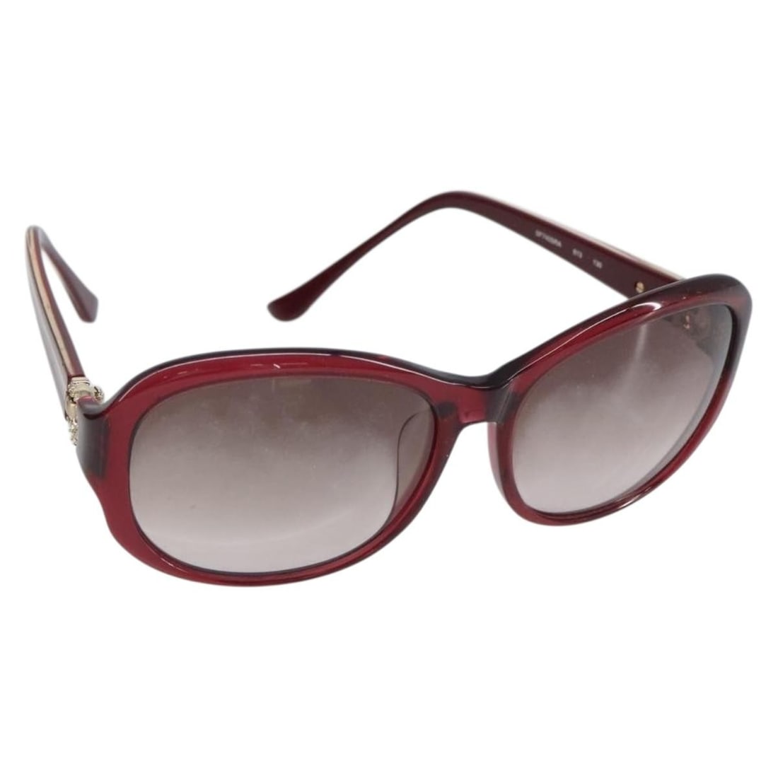 Red Plastic Salvatore Ferragamo Sunglasses Model SF740SRA Made in Italy (1 of 12)