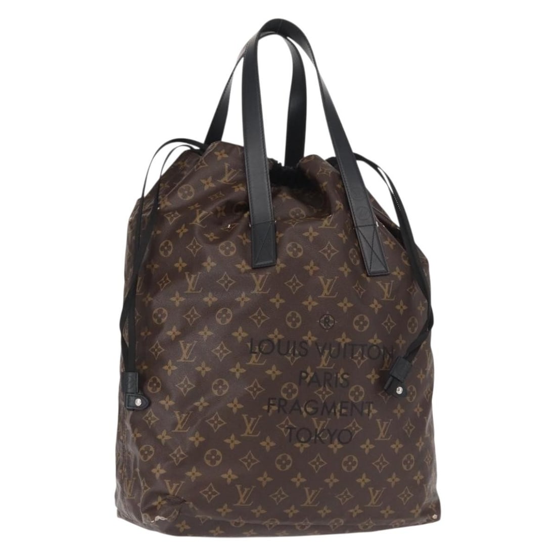 Monogram Macassar Cabas Light Tote M43416 by Louis Vuitton: Monogram Macassar Cabas Light Tote M43416 by Louis Vuitton This is a Louis Vuitton Monogram Macassar Fragment Cabas Light tote bag crafted from Monogram Macassar canvas. The bag features a spacious in