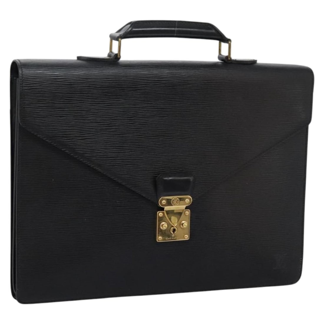 Louis Vuitton Epi Serviette Conseiller Briefcase Black M54422 Authentic: Louis Vuitton Epi Serviette Conseiller Briefcase Black M54422 Authentic This stylish Louis Vuitton Epi Serviette Conseiller Briefcase is crafted from premium Epi leather in a classic black color. Feat