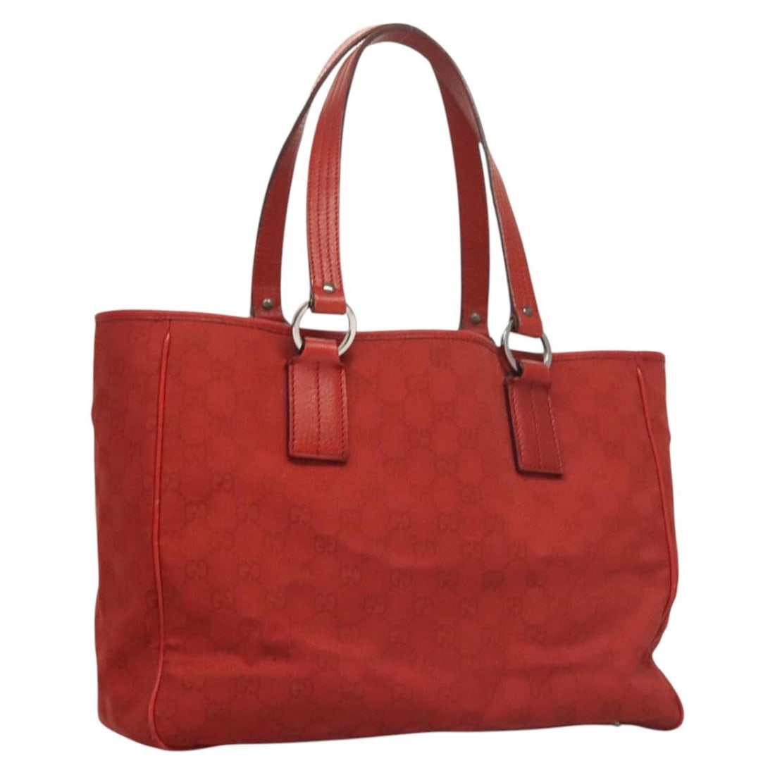 GUCCI GG Canvas Red Shoulder Bag 113017 Made in Italy: GUCCI GG Canvas Red Shoulder Bag 113017 Made in Italy This GUCCI GG Canvas Shoulder Bag is a stylish accessory crafted in Italy, featuring a vibrant red exterior that adds a pop of color to any outfit