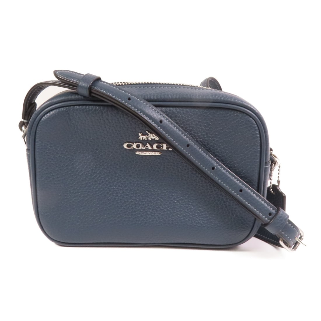 Coach Blue Calfskin Leather Crossbody Shoulder Bag J2366 (1 of 10)