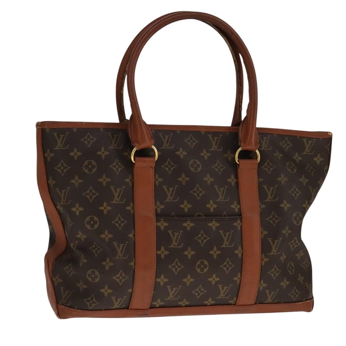LOUIS VUITTON Monogram Sac Weekend PM Hand Bag M42425 Authentic (1 of 18)