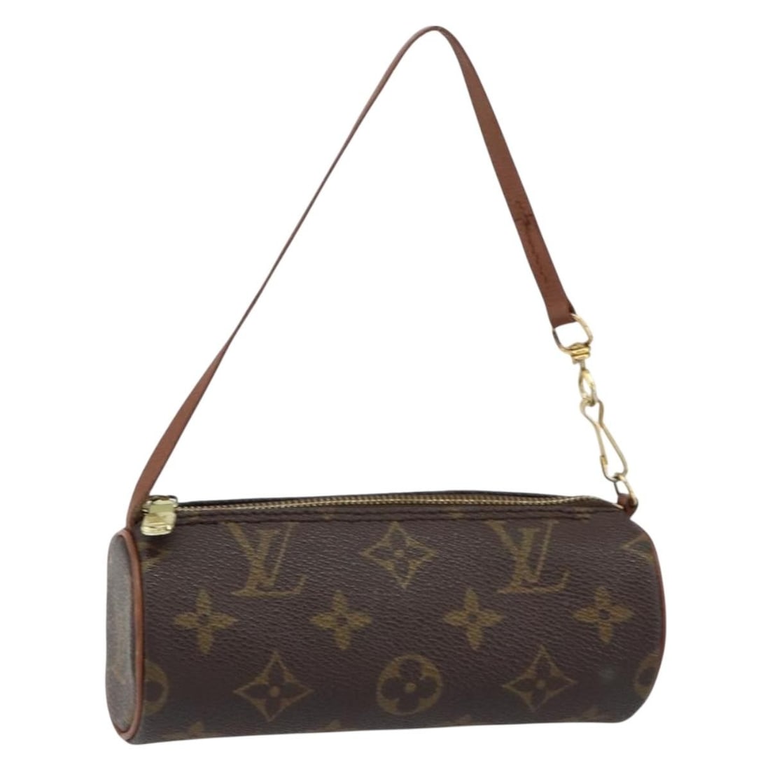 LOUIS VUITTON Monogram Papillon Pouch Auth BA7720: LOUIS VUITTON Monogram Papillon Pouch Auth BA7720 This authentic Louis Vuitton Monogram Papillon Pouch combines timeless elegance with practicality. Crafted from durable Monogram canvas, this pouch is