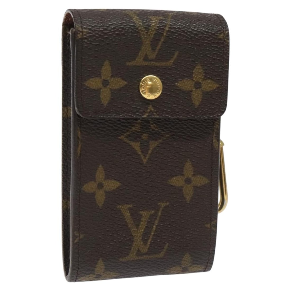 Louis Vuitton Monogram Porte Cles Badge Pouch M60048 Made in France: Louis Vuitton Monogram Porte Cles Badge Pouch M60048 Made in France This authentic Louis Vuitton Monogram Porte Cles Badge Pouch (M60048) is crafted from signature Monogram Canvas, featuring a classic