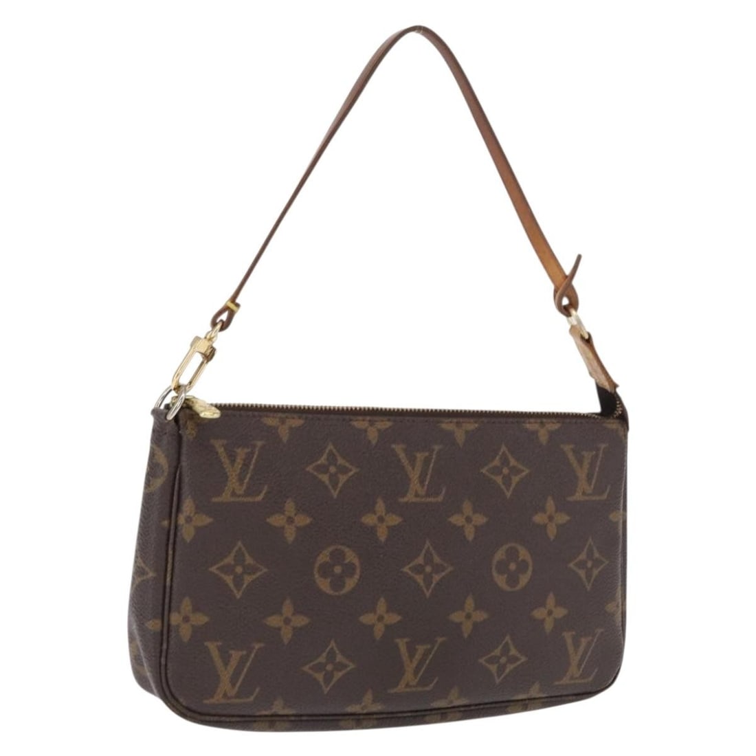 Louis Vuitton Monogram Canvas Pochette Accessoires Pouch M51980 France: Louis Vuitton Monogram Canvas Pochette Accessoires Pouch M51980 France This Louis Vuitton Monogram Pochette Accessoires Pouch M51980 is crafted from signature monogram canvas. The pouch features a mon