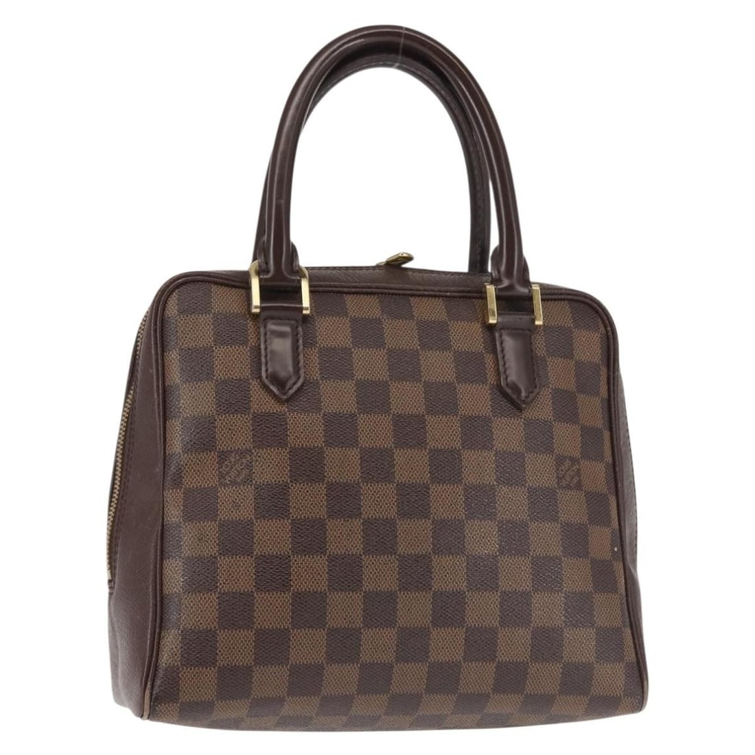 LOUIS VUITTON Damier Ebene Brera Hand Bag N51150 Auth France: LOUIS VUITTON Damier Ebene Brera Hand Bag N51150 Auth France This Louis Vuitton Damier Ebene Brera Hand Bag showcases the iconic Damier Ebene canvas, a hallmark of luxury and sophistication. Crafted i