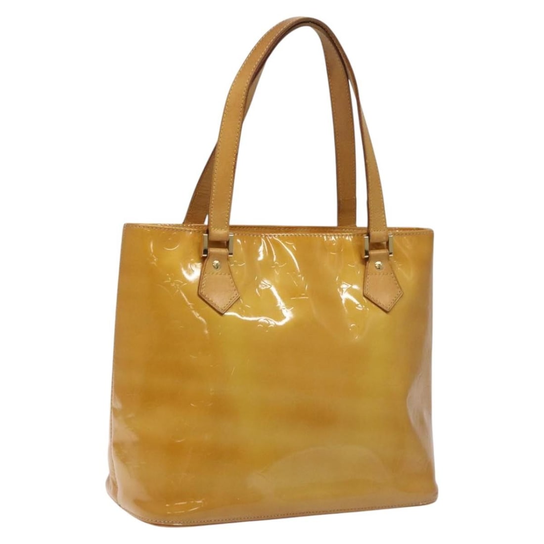 Louis Vuitton Monogram Vernis Houston Hand Bag Beige M91004 Auth: Louis Vuitton Monogram Vernis Houston Hand Bag Beige M91004 Auth This LOUIS VUITTON Monogram Vernis Houston Hand Bag offers a chic and sophisticated addition to your collection. Constructed from high-