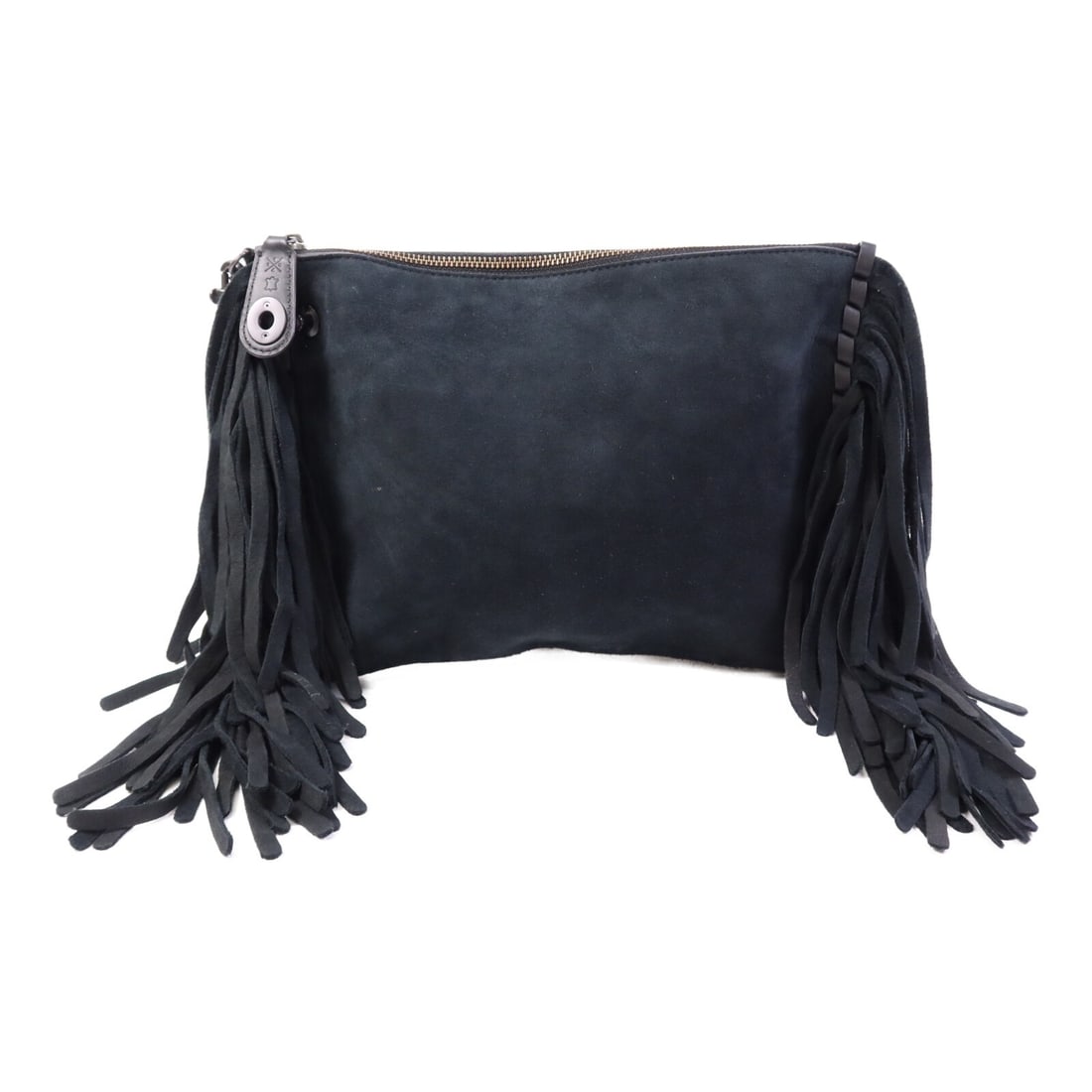 Black Suede Clutch 86840 by COACH Leather Handbag (1 of 13)