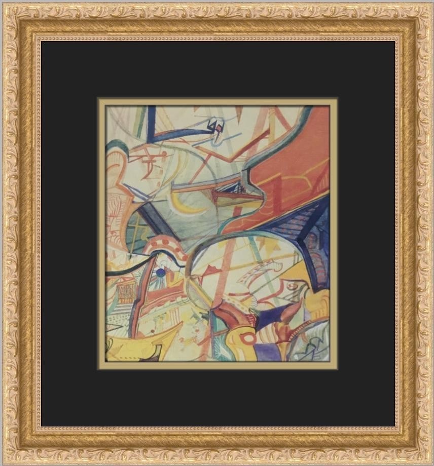 Custom Framed Open Edition Print The Flower of Man by Mikhail Matiouchine: Custom Framed Open Edition Print The Flower of Man by Mikhail Matiouchine This is an open edition offset lithograph print titled "The Flower of Man" by Mikhail Matiouchine, produced in 1971. The mediu