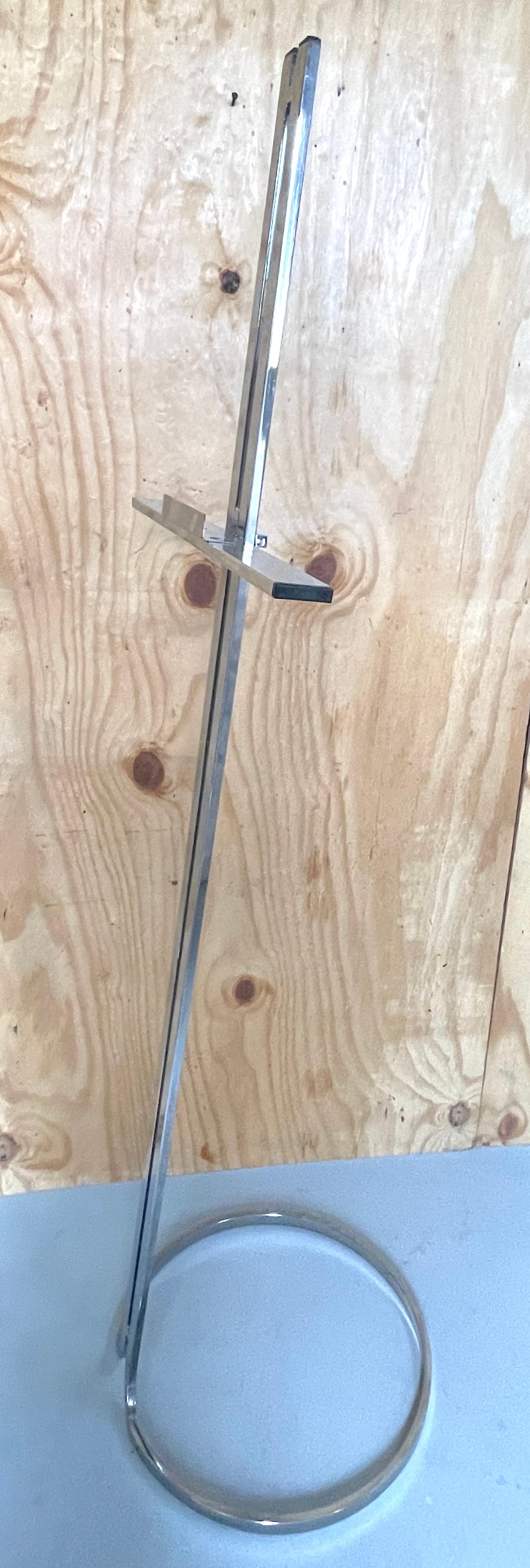 Milo Baughman Style 1980s Chrome Adjustable Easel - 12