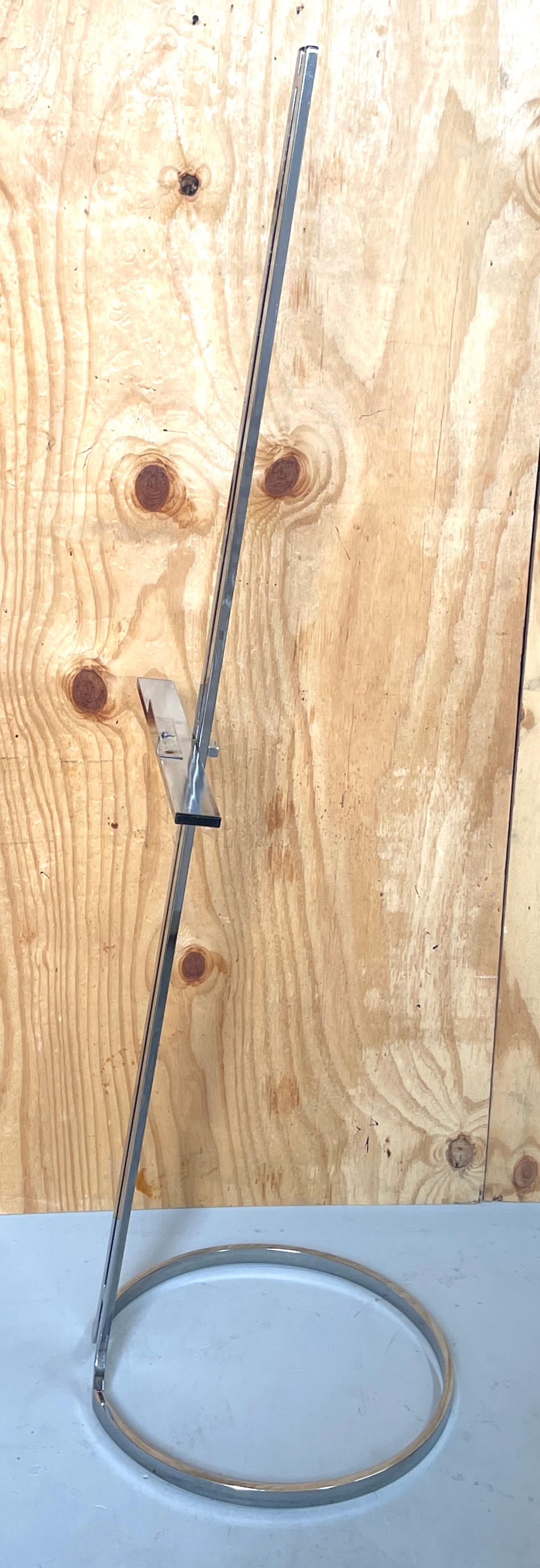 Milo Baughman Style 1980s Chrome Adjustable Easel - 6