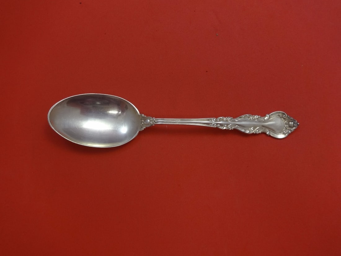 International Sterling Silver 8 Inch Serving Spoon Warwick Pattern: International Sterling Silver 8 Inch Serving Spoon Warwick Pattern This exquisite serving spoon is crafted from high-quality sterling silver and features the elegant Warwick pattern by International.
