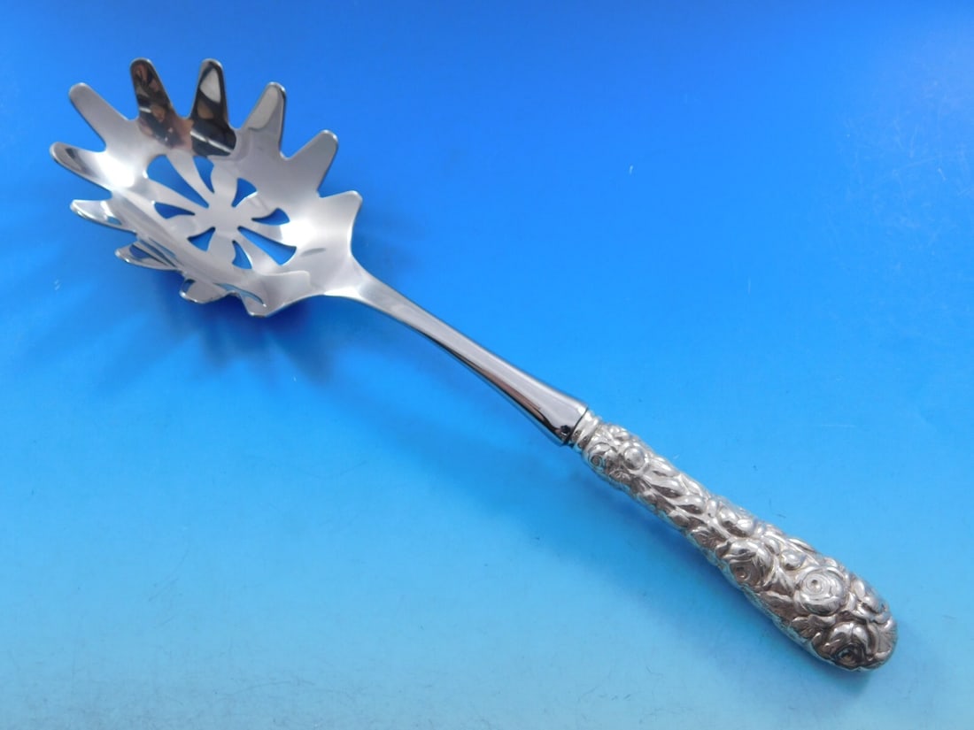 Schofield Baltimore Rose Sterling Silver Pasta Server Custom Made 10.25in (1 of 7)