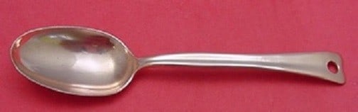 Rare Tiffany & Co. Copper Coffee Spoon Lap Over Edge Plain 4.75": Rare Tiffany & Co. Copper Coffee Spoon Lap Over Edge Plain 4.75" Discover a remarkable piece from Tiffany & Co., this Lap Over Edge Plain Coffee Spoon is a unique silversmith's sample crafted from cop