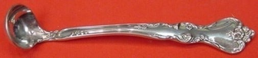 Reed & Barton Savannah Sterling Silver Mustard Ladle Custom Made 4.5 inches: Reed & Barton Savannah Sterling Silver Mustard Ladle Custom Made 4.5 inches This exquisite mustard ladle, custom made in the renowned Savannah pattern by Reed & Barton, showcases the elegance of sterl