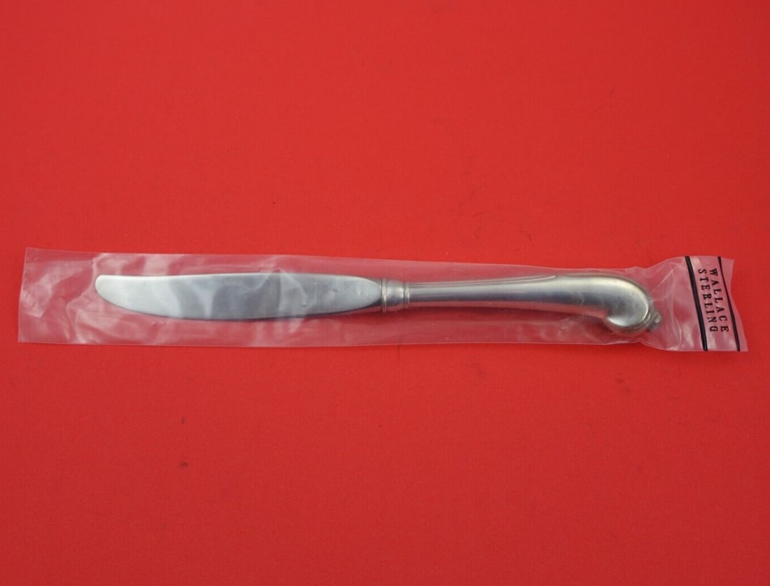 Wallace Grand Colonial Sterling Silver Knife Modern Pistol Grip 8 7/8 Inches: Wallace Grand Colonial Sterling Silver Knife Modern Pistol Grip 8 7/8 Inches Introducing the Grand Colonial Knife by Wallace, crafted from high-quality sterling silver (.925). This modern knife featur