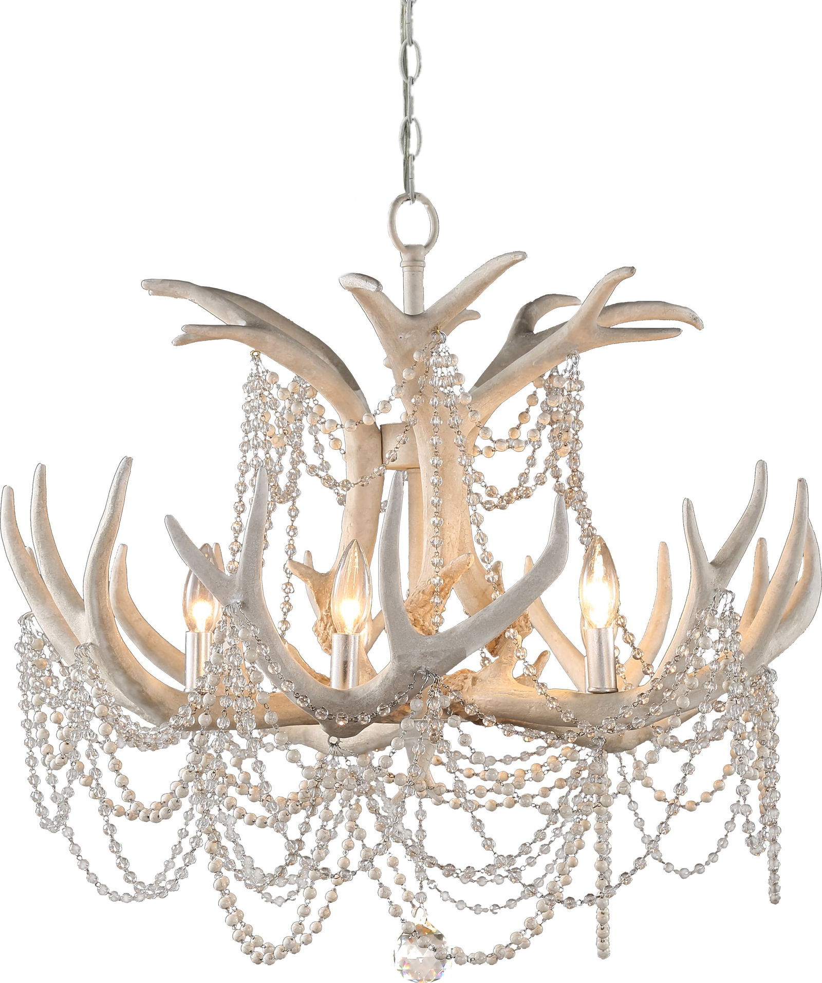Terracotta Denali Ivory Gray Antler Chandelier 5 Bulb E12: Terracotta Denali Ivory Gray Antler Chandelier 5 Bulb E12 Illuminate your space with this Elegant Ivory Gray Antler Chandelier, perfect for adding a touch of sophistication to your decor. This stunnin