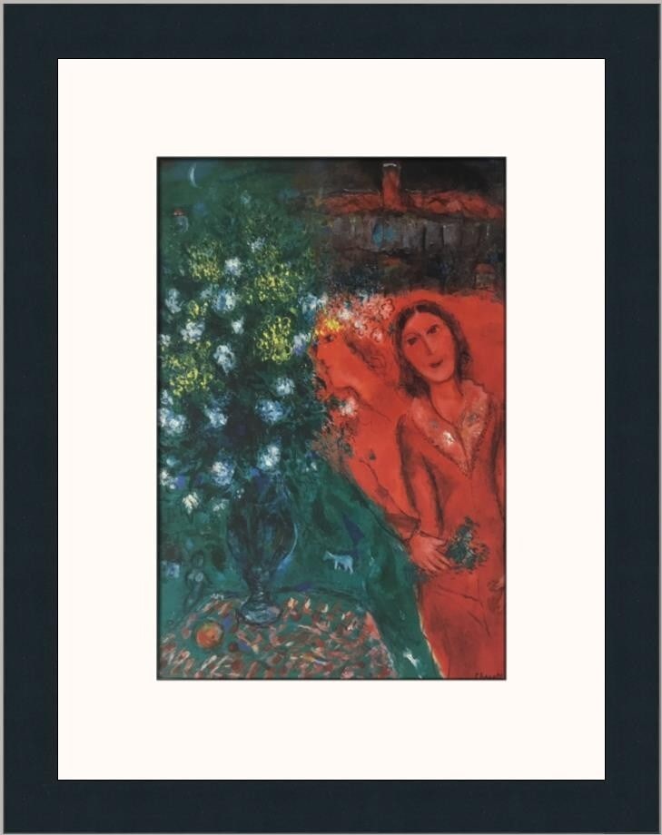 Marc Chagall The Artist's Memories Framed Art Print 1993: Marc Chagall The Artist's Memories Framed Art Print 1993 This exquisite print titled 'The Artist's Memories' by Marc Chagall captures the essence of modernism through its vibrant imagery. Created in 1