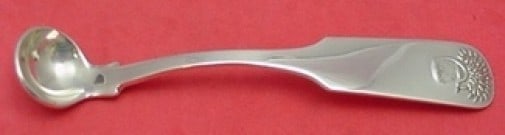 Durgin-Gorham Sheaf of Wheat Sterling Silver Mustard Ladle Custom Made: Durgin-Gorham Sheaf of Wheat Sterling Silver Mustard Ladle Custom Made This exquisite mustard ladle features the elegant 'Sheaf of Wheat' pattern by Durgin-Gorham, crafted from high-quality sterling s