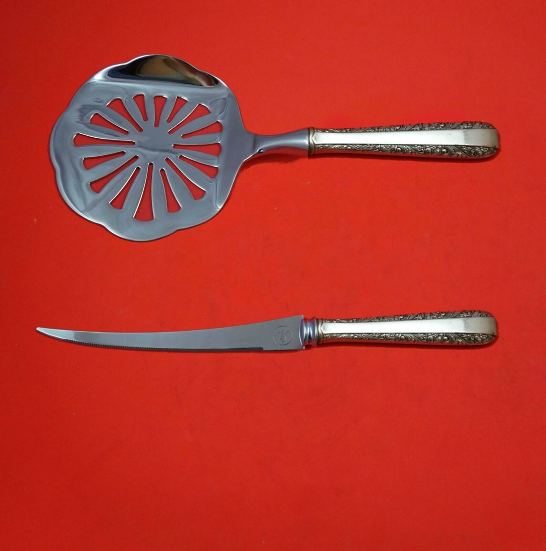 Towle Candlelight Sterling Silver 2-Piece Tomato Serving Set: Towle Candlelight Sterling Silver 2-Piece Tomato Serving Set Introducing the Candlelight by Towle Sterling Silver Tomato Serving Set, a beautifully crafted 2-piece hostess set designed for serving you