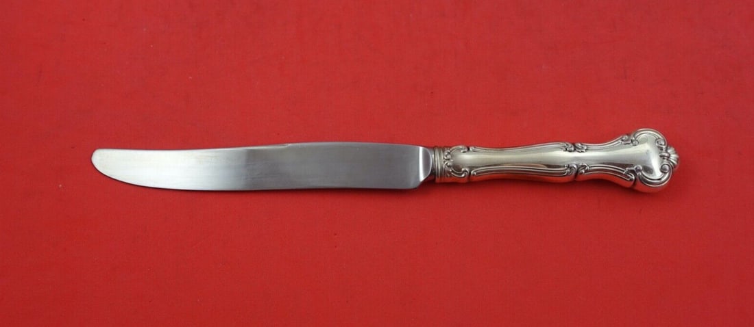 Gorham Cromwell Sterling Silver Knife 8 3/8 Inch Unused: Gorham Cromwell Sterling Silver Knife 8 3/8 Inch Unused This Cromwell by Gorham regular knife features a stunning sterling silver hollow handle complemented by a durable stainless steel blade. With an
