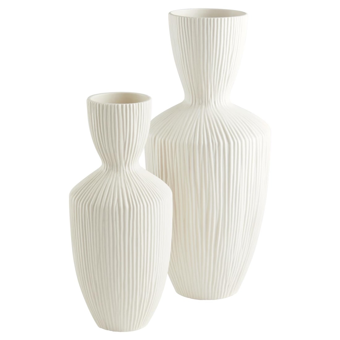 Cyan Bravo White Ceramic Vase 18.5H Decorative Accent: Cyan Bravo White Ceramic Vase 18.5H Decorative Accent This elegant Timeless White Ceramic Vase is a stunning addition to any room, offering a sophisticated touch to your decor. Crafted from high-quali