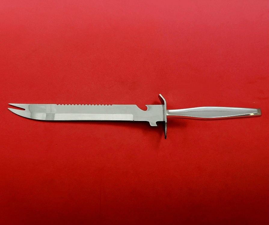 Gorham Classique Sterling Silver Ham Slice Knife 11.5 Custom: Gorham Classique Sterling Silver Ham Slice Knife 11.5 Custom Introducing the Classique by Gorham Sterling Silver Ham Slice Knife, a stunning addition to your dining experience. Crafted from high-quali