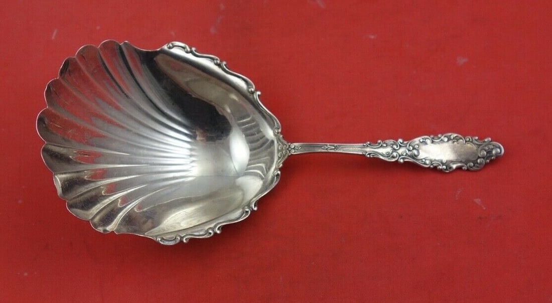 Gorham Luxembourg Sterling Silver Cracker Scoop Shell 7 7/8" (1 of 2)