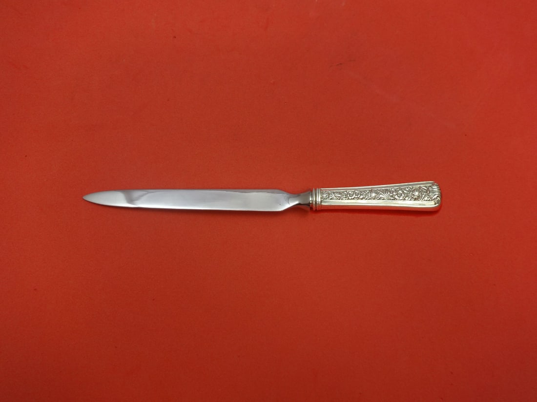 Watson Windsor Rose Sterling Silver Custom Letter Opener 8 Inches: Watson Windsor Rose Sterling Silver Custom Letter Opener 8 Inches This exquisite letter opener features the elegant Windsor Rose pattern by Watson, crafted from high-quality sterling silver. With a ho