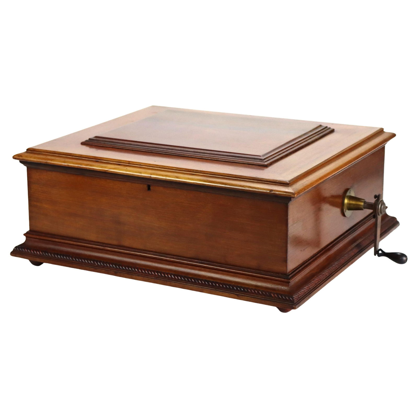 Late 19th Century Regina Mahogany Crank Music Box With Discs (1 of 13)