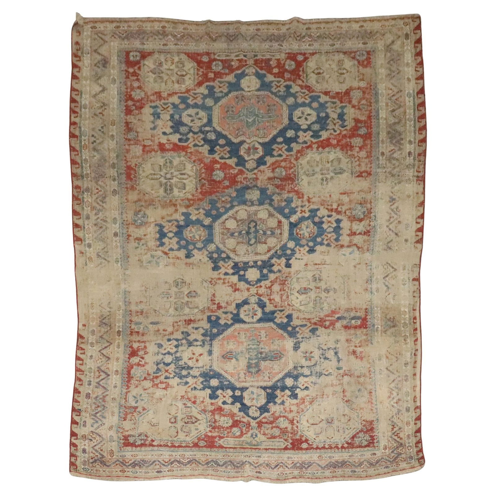 19th Century Persian Wool Soumac Tribal Rug from Zabihi Collection (1 of 12)