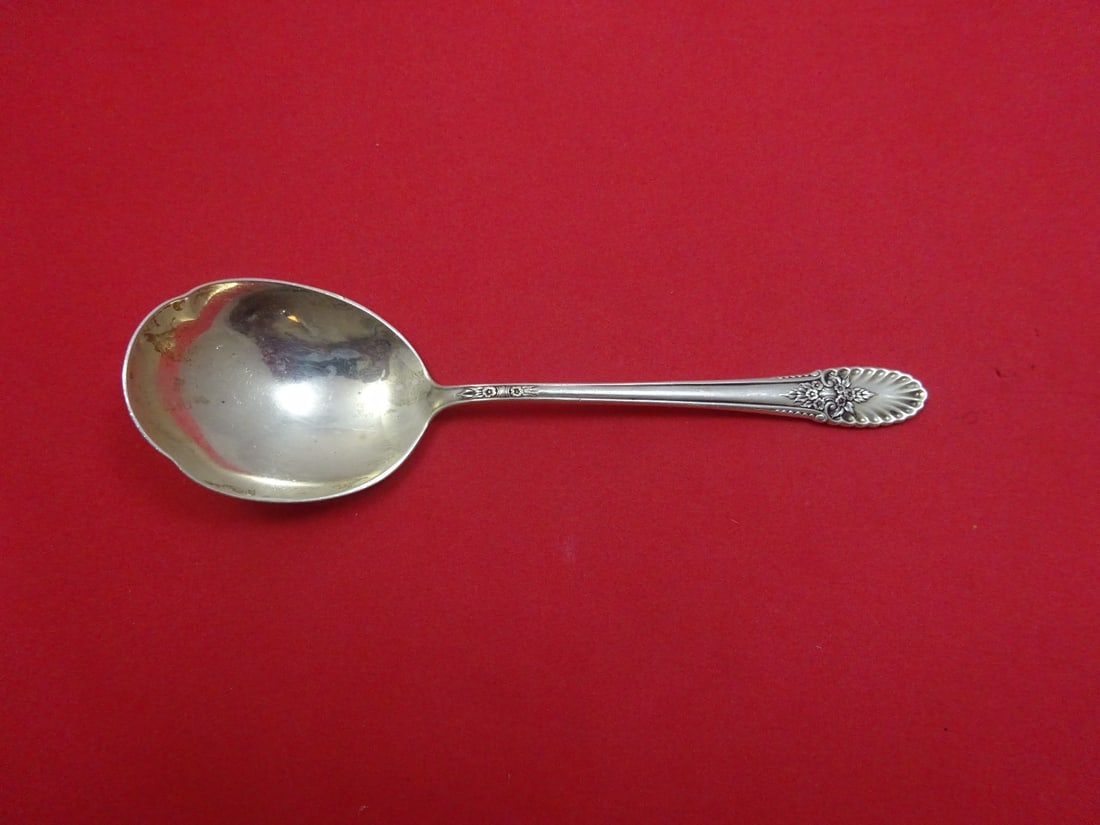 Riviera Sterling Silver Sugar Spoon by International 5 3/4" Unmonogrammed (1 of 1)