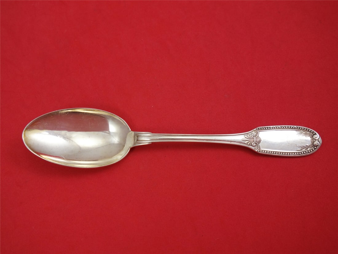 Tetard Freres La Rochelle Sterling Silver Place Soup Spoon 7 inches (1 of 2)