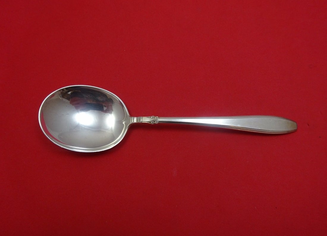Gorham Nocturne Sterling Silver Cream Soup Spoon 6 1/4 inches (1 of 1)
