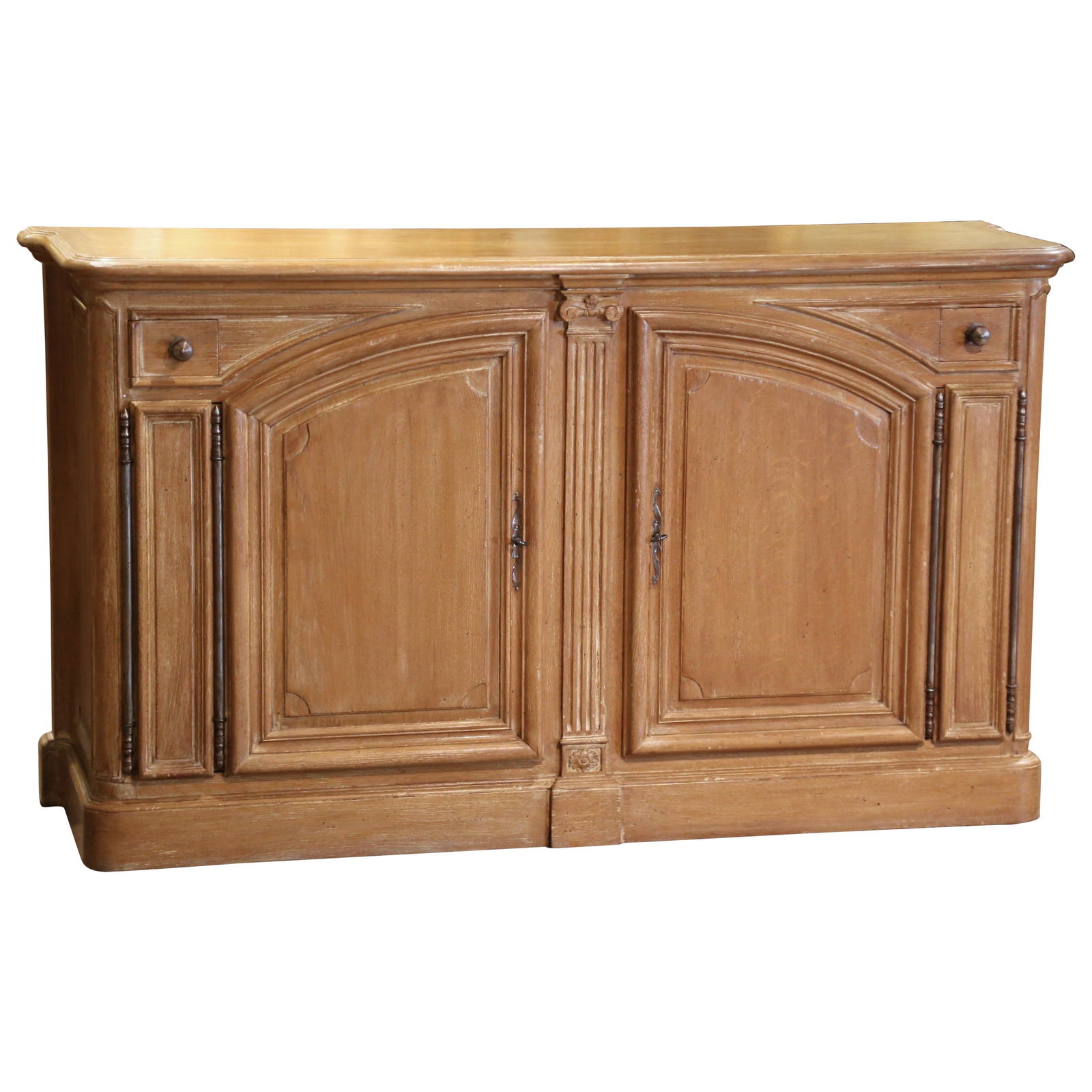 French Oak Louis XIV Style Mid-Century Buffet de Chasse with Drawers (1 of 13)