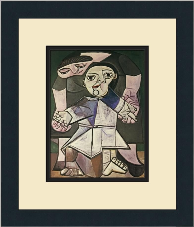Pablo Picasso First Steps Custom Framed Print 14x12 Art (1 of 2)