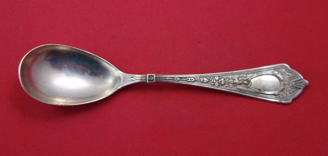 Schulz & Fischer Cleopatra Sterling Silver Egg Spoon Bright-Cut 5 Inch: Schulz & Fischer Cleopatra Sterling Silver Egg Spoon Bright-Cut 5 Inch This exquisite egg spoon from the Cleopatra pattern by Schulz & Fischer features a bright-cut design, crafted from high-quality s
