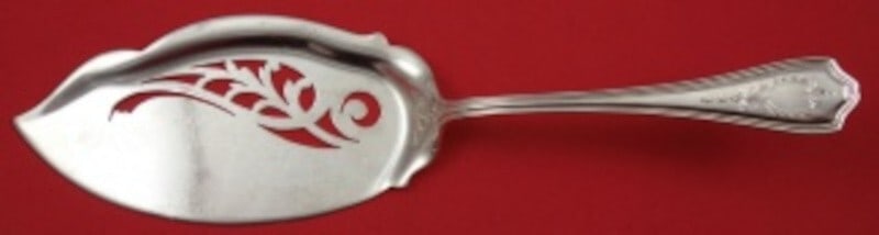 Reed & Barton Hepplewhite Engraved Sterling Silver Fish Server 10 1/8 inch (1 of 2)