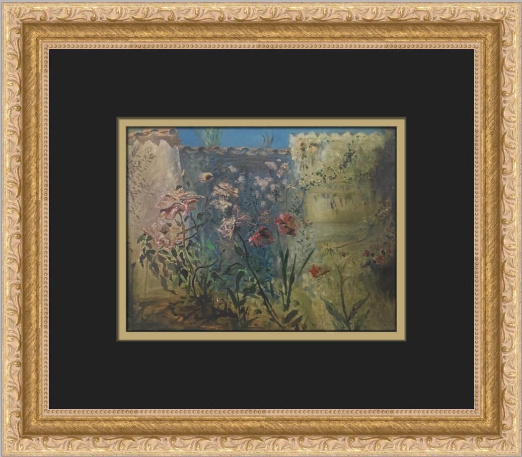 Salvador Dali Portillgat Garden Custom Framed Print 11x13: Salvador Dali Portillgat Garden Custom Framed Print 11x13 This exquisite custom framed print features Salvador Dali's "Portillgat Garden," showcasing a captivating blend of expressionism and impressio
