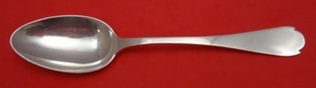 Tiffany & Co. Foxhead Sterling Silver Teaspoon 6 1/8": Tiffany & Co. Foxhead Sterling Silver Teaspoon 6 1/8" This exquisite teaspoon features the iconic Foxhead pattern by Tiffany & Co., crafted from high-quality sterling silver. Measuring 6 1/8 inches, t