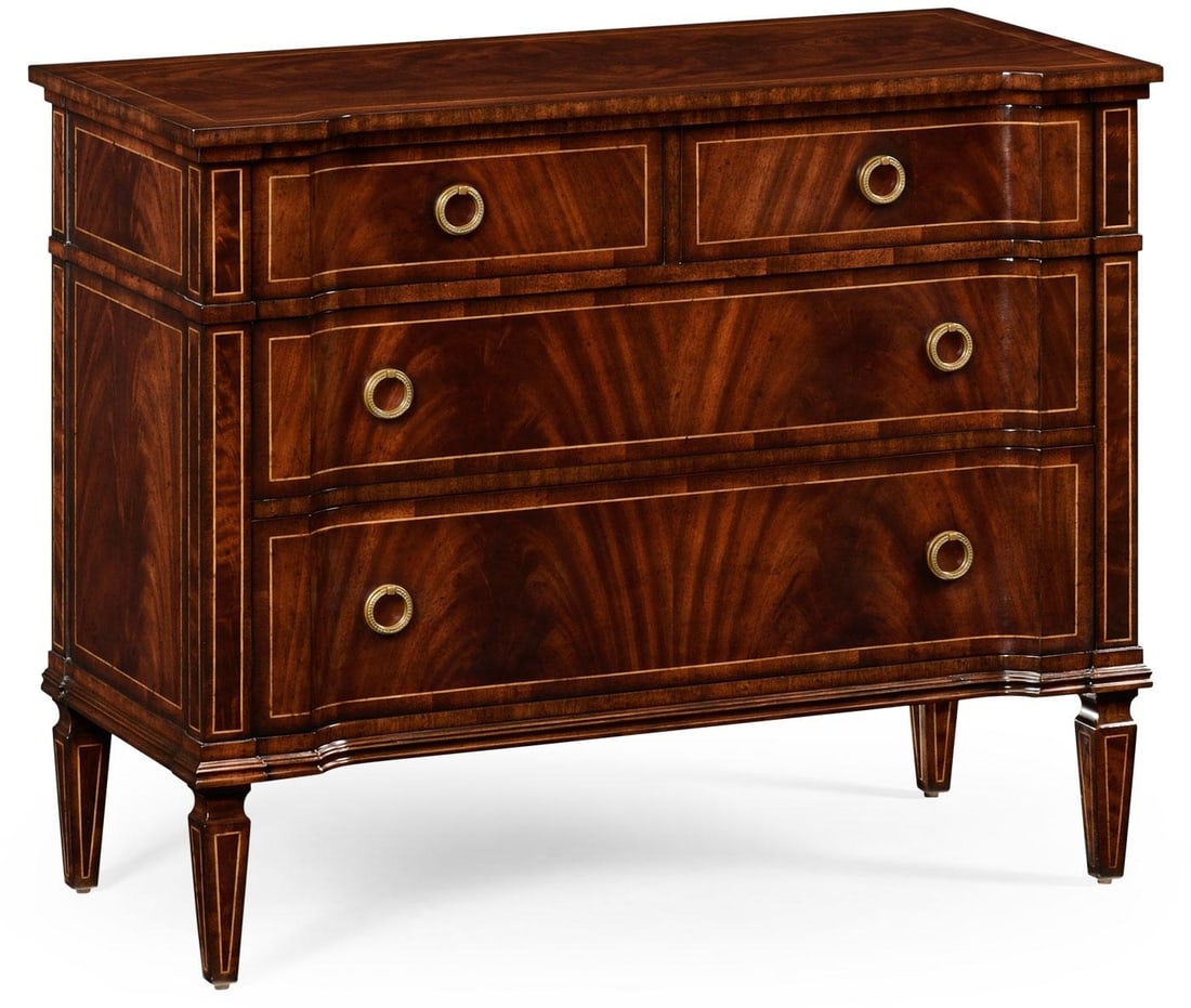 Jonathan Charles Buckingham Collection Mahogany Chest Regency Style (1 of 6)