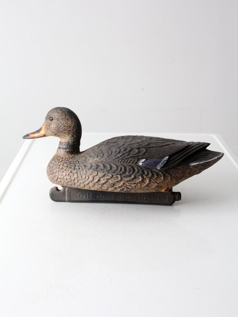 Vintage G&H Mallard Drake Duck Decoy 19 in Cast Plastic (1 of 12)