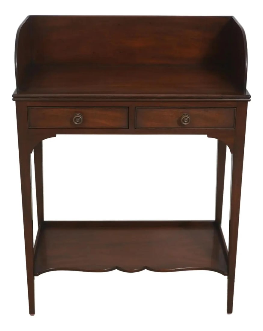 Mahogany Traditional Serving Table with Two Drawers Model D-1224-FH (1 of 10)