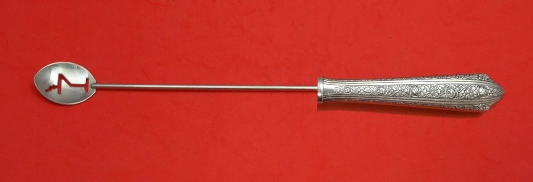 Wallace Normandie Sterling Silver Martini Spoon Custom Made 10 Inch: Wallace Normandie Sterling Silver Martini Spoon Custom Made 10 Inch This exquisite martini spoon features the Normandie pattern by Wallace, crafted from high-quality sterling silver. This custom-made