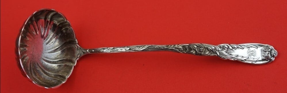 Tiffany & Co Chrysanthemum Sterling Silver Sauce Ladle 7 1/4" (1 of 1)