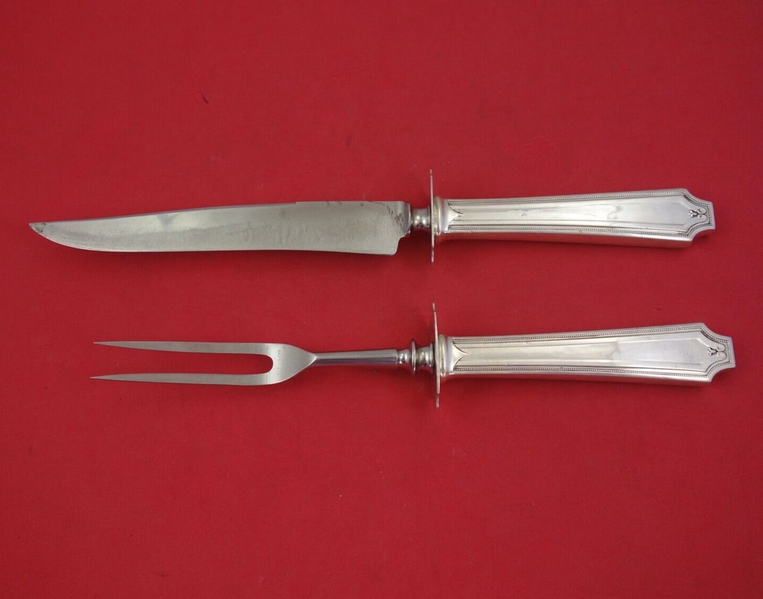 Whiting King Albert Sterling Silver 2-Piece Carving Set (1 of 2)