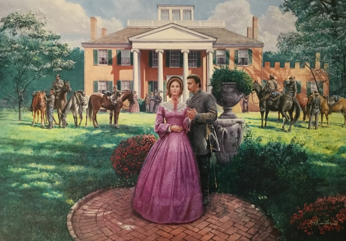 Mort Kunstler Duty Honor and Tears Signed Limited Edition Print: Mort Kunstler Duty Honor and Tears Signed Limited Edition Print This stunning print titled 'Duty Honor and Tears' by renowned artist Mort Kunstler captures a poignant moment in Civil War history. Meas