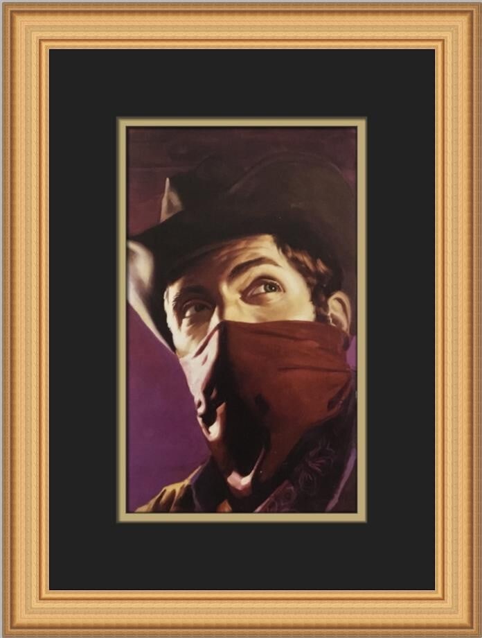 Peter Max Cowboy Pop Art Custom Framed Print 14 x 12: Peter Max Cowboy Pop Art Custom Framed Print 14 x 12 This stunning custom framed print titled 'Cowboy' by renowned artist Peter Max showcases the vibrant style of Pop Art. Measuring 14 in. x 12 in. ov