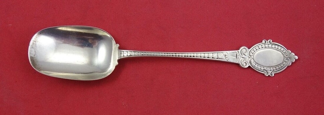 Victorian Sterling Silver Sugar Spoon Chased George Unite Birmingham 1881 5.5in (1 of 2)