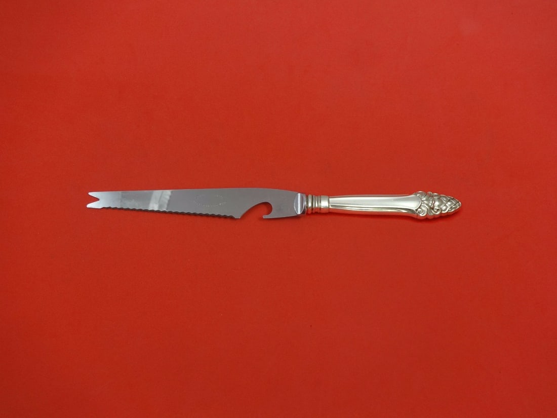 Gorham Sovereign Old Sterling Silver Bar Knife Custom 9 1/8": Gorham Sovereign Old Sterling Silver Bar Knife Custom 9 1/8" Introducing a stunning bar knife from Gorham's Sovereign Old pattern, expertly crafted from sterling silver. This custom-made piece feature